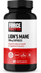 Force Factor Lion’s Mane Supplement Capsules, 60 Vegan Vegetable Capsules for Memory & Focus, Supports Nerve Health