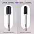 PANA 3/32" Small Smooth Round Top Safety Carbide Nail Drill Bit - Gel Polish & Acrylic Removal Tools, DLC Black