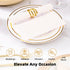 KAMMAK White Cloth Like Dinner Napkins, Disposable Thick Paper Napkins with Pre-Folded Silverware Pocket, 100 Pack