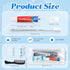Set, Packaged, (4-Pack) Travel Toothbrush Kit Bulk, Hygiene Kit Bulk with Toothbrush Toothpaste Floss Picks, Comb