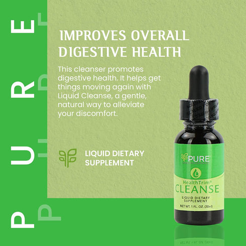 Pure Cleanse Liquid, 1 oz, Nature's Gentle Cleanse with Cascara Sagrada, Vegan-Friendly, Probiotics