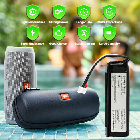 REYTRIC 6000mAh 3 GSP1029102A 330SL 22.2Wh/3.7V Replacement Battery for Charge Speaker