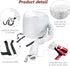 Portable Hair Dryer Bonnet Attachment - Hair Styling, Color, and Conditioning, Silver