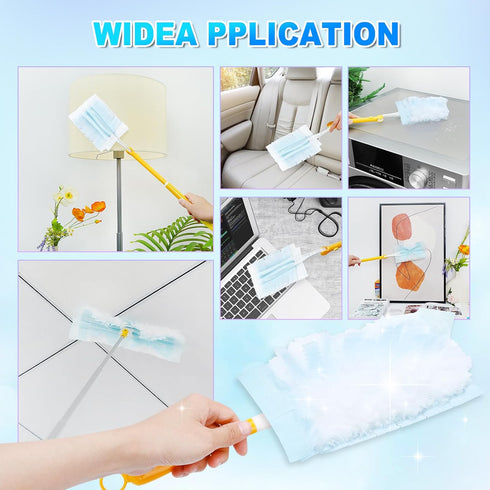 Duster Refill Compatible with Swiffer Hand Duster - Unscented Heavy Duty Disposable Refills for Cleaning (20 Count)