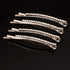 TecUnite 16 Pcs Rhinestone Bobby Pins - Bling Decorative Hair Clips for Women, Bridal, Wedding, and Daily Use