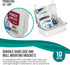 Primacare KC-10PP 10 Person Compact First Aid Kit, 102 Pieces Emergency Medical Supplies, Portable Kits for Home,