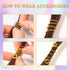 Jollidecor 259PCS Hair Jewelry Accessories for Women, Braids and Dreadlock Adornments with Gold Beads