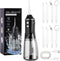 Lunstelia Cordless Water Dental Flosser for Teeth Cleaning, 380ML Large Water Tank &
