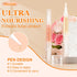Meschett 4PCS Cuticle Oil Pens with Nail File for Nail Care, Natural Ingredients Oil for Fingernails and Toenails Repair