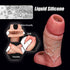 Linsetoy 6.7'' Girth Thick Realistic Penis Sleeve Cock Sleeve,Cock Ring Penis Extender Ultra-Soft Silicone Cock Sleeve