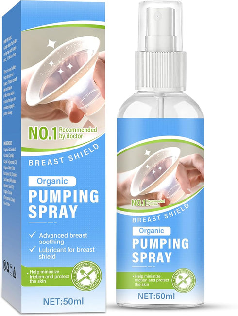 NHZ Pumping Spray, Organic Breast Pump Spray, Vegan Lubricant for Shield and Pump