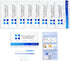 WiseBatch Harm Reduction WiseBatch Fentanyl Test Strip + MicroScoop and Instructions, Pack of Ten (10)