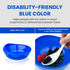 2Pack Spill Proof Scoop Bowl with Non-Skid Suction Base, Adaptive Self-Feeding Dinnerware for Elderly and Disabled