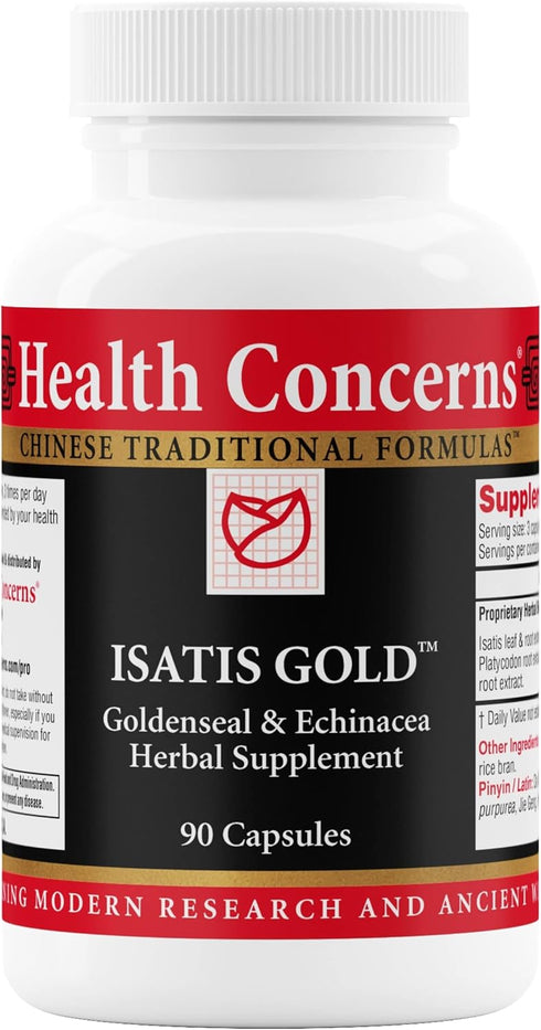 Health Concerns Isatis Gold - Immune System & Respiratory Support Supplements - 90 Capsules