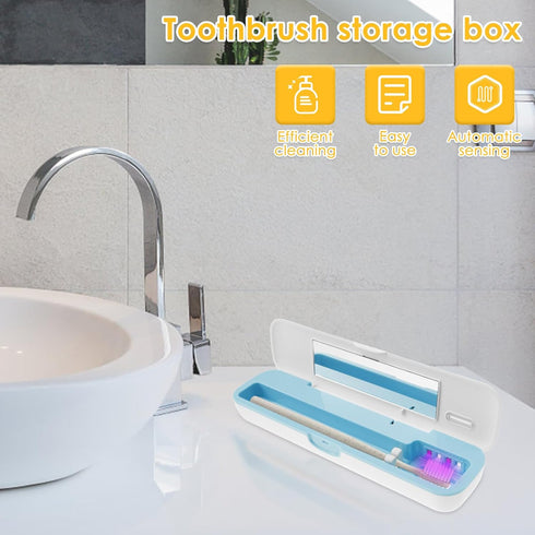 XYDHQS Toothbrush Sanitizer Case, Portable Firm Tooth Brush Container Cover with Lid, Suitable for Ordinary