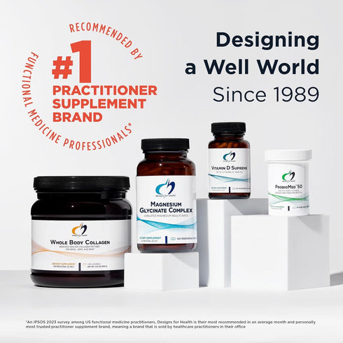 Designs for Health Inositol Capsules, 900mg per Capsule, 120 Capsules, Dietary Supplement