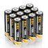 EBL 1.2V AA Rechargeable Batteries for Solar Lights, Pre-Charged 1300mAh, Pack of 12