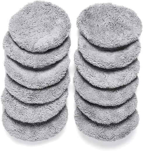 Replacement Pads for Window Cleaning Robot, 12pcs/6 Sets, Compatible with Model X5 X6 X7 X8 HC-09 HC-07 HC-11 HC-18,