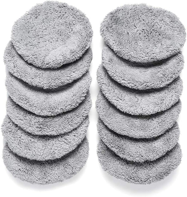 Replacement Pads for Window Cleaning Robot, 12pcs/6 Sets, Compatible with Model X5 X6 X7 X8 HC-09 HC-07 HC-11 HC-18,