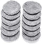 Replacement Pads for Window Cleaning Robot, 12pcs/6 Sets, Compatible with Model X5 X6 X7 X8 HC-09 HC-07 HC-11 HC-18,