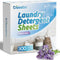 Laundry Detergent Sheets, 300 Sheets, Eco-Friendly Travel Detergent, Plastic-Free, Lavender