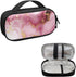 Marble Insulin Travel Case - Insulated Diabetic Medication Organizer Carrying Bag with Extra Pouch for Diabetic