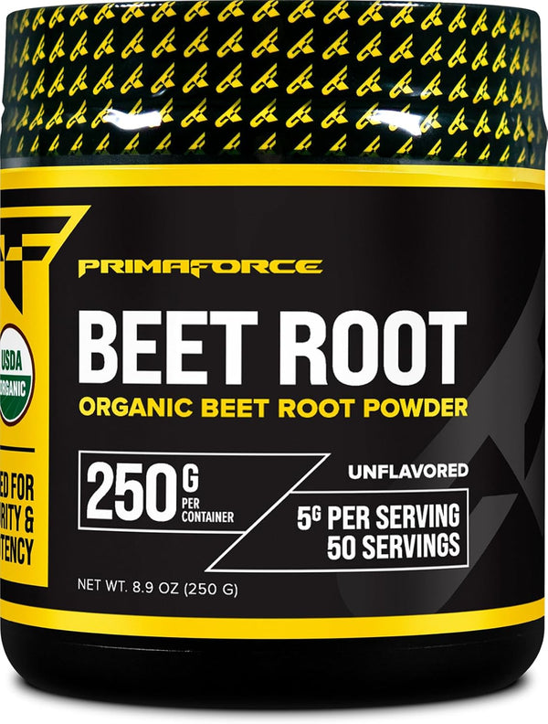 Primaforce Organic Beet Root Powder, 250g, Unflavored - Natural Source of Antioxidants and Nutrients