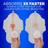 Always Ultra Thin Feminine Pads, Size 2, Long Super Absorbency, Unscented, 40 Count x 3 Pack (120 Count)