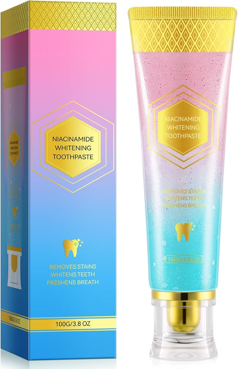 Mariayu Niacinamide Whitening Toothpaste, Niacinamide Toothpaste, Effectively Whitens Teeth, Protects Tooth Enamel and
