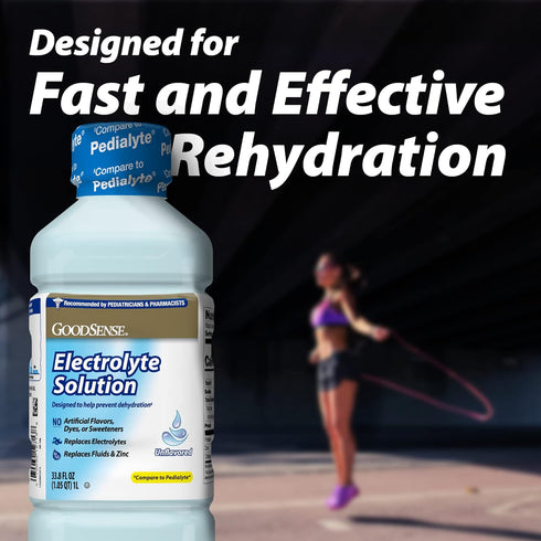 GoodSense Liquid Electrolyte Solution, Unflavored, 33.8 Fluid Ounces (Pack of 6)