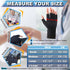 2 Pairs Copper Arthritis Compression Gloves - Fingerless Support Gloves for Carpal Tunnel, Hand Pain, Medium