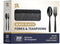200 Count Heavy Duty Black Plastic Silverware Set, BPA Free Plastic Forks and Spoons for All Occasions