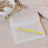 MAGDEPO 2X Bar Magnifying Ruler, 6" with Guiding Line & Mini Line Magnifier Clip for Reading Small Prints