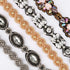 Teenitor Elastic Beaded Headbands, 5pcs Crystal Rhinestone for Women & Girls