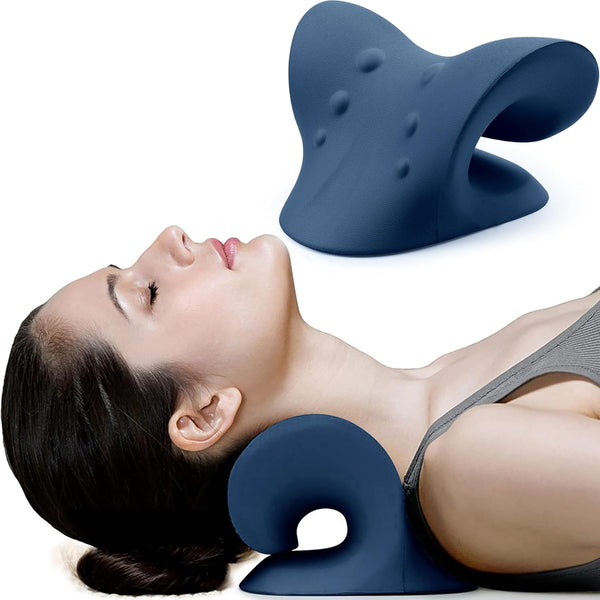 RESTCLOUD Neck and Shoulder Relaxer, Cervical Traction Device for TMJ Pain Relief