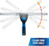 Unger Professional 18” Swivel Window & Glass Cleaning Squeegee with EZ Change for Streak Free Results on Large Windows.