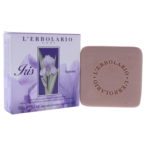 L'Erbolario Iris Perfumed Bar Soap, 3.5 oz – Gently Scented Body and Hand Soap Bar