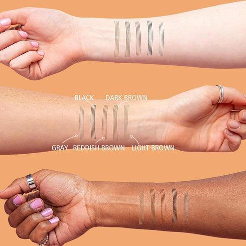Eyebrow Microblading Pen, Long-Lasting Waterproof Natural Eyebrow Hair, Light Brown