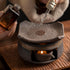 NeoNava Cedar Aromatherapy Burner & Ceramic Oil Warmer for Home & Office (Heat-Resistant Tile Baking Tray +