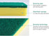 24 Pack Sponge Individually Wrapped, Bulk Kitchen Dishwashing Sponge, Non Scratch Scouring Pad for Travel.