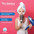 KEEPOZ Hair Towel Wrap, Quick Dry 100% Cotton Super Absorbent Turban Head Wrap for Women, Non Microfiber Anti Frizz