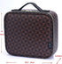 Travel Makeup Train Case, Portable Organizer with Adjustable Dividers for Cosmetics, Makeup Brushes, Toiletry