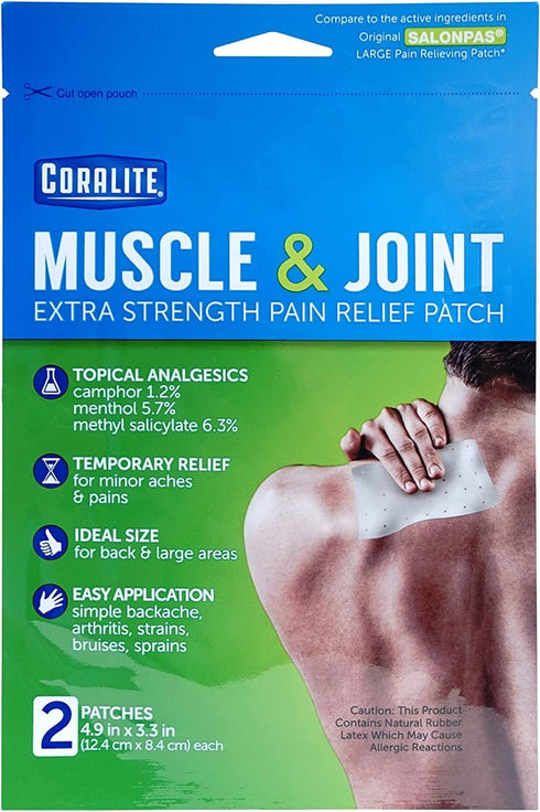Great Lakes Wholesale 8070790155 2Ct Heat Pain Patch Health Products
