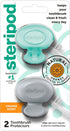 Steripod Clip-On Toothbrush Protector - Keeps Toothbrush Fresh with Orange Essential Oils, 2 Count