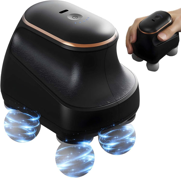 Roioiow 2025 New 4-Head Deep Tissue Electric Percussion Massager for Muscle Relaxation -