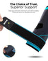 Elbow Compression Sleeve 2 Pack, Pain Relief Brace for Tendonitis and Tennis Elbow, Blue (M), for Men & Women