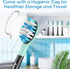Aoremon Replacement Brush Heads for ExpertClean, ProtectiveClean 4100 5100 6100, 6 Pack, Black