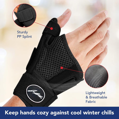 Doctor Developed Compression Gloves for Women & Men, Open-Finger Arthritis Gloves