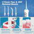 Cordless Water Flosser for Teeth: Portable Dental Oral Irrigator for Travel, 300ML Cleaning Picks