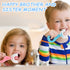 4 Pack U Shaped Toothbrush for Kids - Soft Silicone Brush Head, 360° Oral Teeth Cleaning Design for Ages 2-6